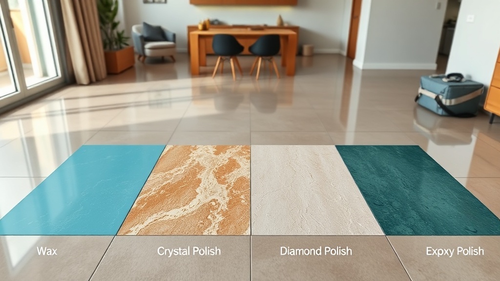 טבלת השוואה – סוגי פוליש עיקריים